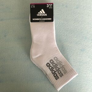 Adidas high quarter socks 3 pack